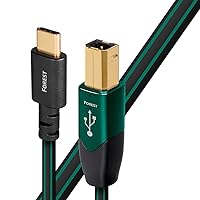AudioQuest Forest USB B to Type C - 0.75m USB-B to USB-C Cable