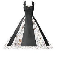 Straps Camo and Lace Wedding Party Dresses Prom Gowns Short/Long