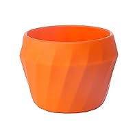 humangear Flexibowl | Convertible Camping Bowl | On the Go | Packable & Easy to Clean, Orange