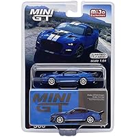 True Scale Miniatures Model Car Compatible with Shelby GT500 Dragon Snake Concept Ford Performance Blue 1/64 Diecast Model Car MGT00568