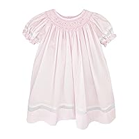 Baby Girls’ Smocked Daygown with Voile Insert