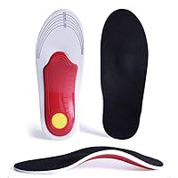 Plantar Fasciitis Insoles, Arch Support, for Pronation Flat Feet Heel Pain Relief, High Elastic Eva Breathable Orthotic Insole,L