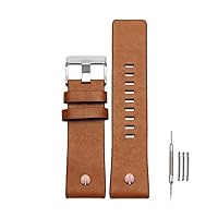 Calfskin Leather Watch Band Suitable for Men's Diesel Watches