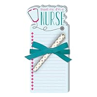 Nurse Stethoscope Die-Cut Note Pad with Pen (11899) 4 x 8 in