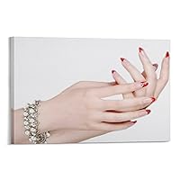Posters Fashion Nail Care Poster Beauty Spa Decoration Poster Beauty Salon Poster Nail Salon (3) Canvas Art Poster And Wall Art Picture Print Modern Family Bedroom Decor 24x36inch(60x90cm) Frame-style