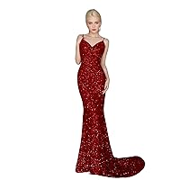 Fashionable red Suspender Dress, Elegant Fishtail Evening Dress, Slimming Ball Dress, Princess Dress