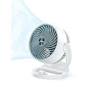 Dreo Fans for Home Bedroom, Table Air Circulator Fan for Whole Room, 12 Inch, 70ft Strong Airflow, 120° adjustable tilt, 28db Low Noise, Quiet, 3 Speeds, Desk Fan for Office, Kitchen, Home
