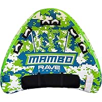RAVE Sports Mambo Boat Towable Tube - Inflatable Boating Tube for 1-3 Riders, Navy Camo
