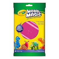 Crayola Model Magic in Raspberry Pink, Modeling Clay Alternative, 4oz