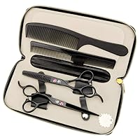 6.0 Inch Left-handed Professional Salon Hair Straight Cutting Scissor & Thinning Barber Shears,JP440C,62HRC for Hairdresser