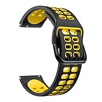 Watch Band Strap for Polar Ignite/Ignite2/Unite Smart Watch Silicone Replacement 20mm Bracelet (Color : Yellow, Size : for Polar Ignite)