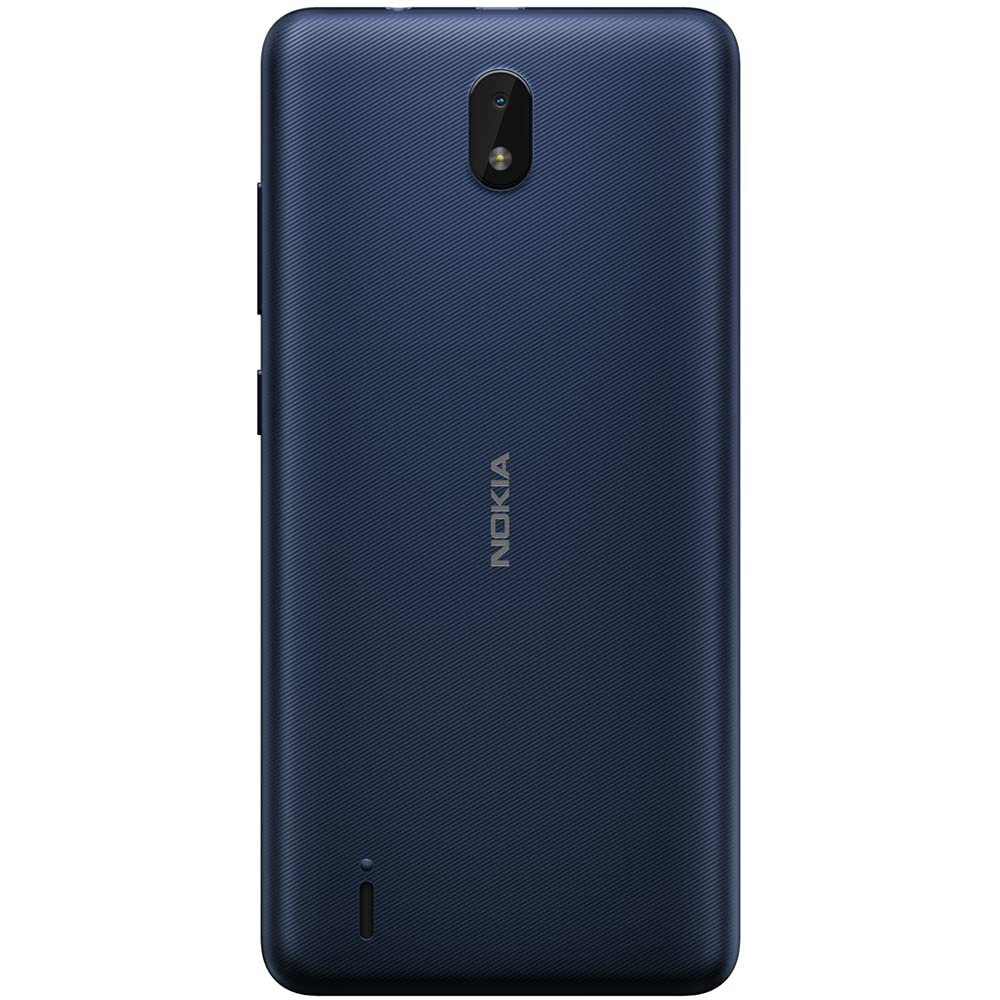 Nokia C01 Plus | Android 11 (Go Edition) | Unlocked Smartphone | 2-Day Battery | 1/32GB | 6.52-Inch Screen | Dark Blue