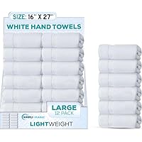 79251 White Hand Towels, 16