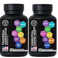 Fadogia Agrestis Tongkat Ali Complex and Essential Amino Acids - Power and Recovery Bundle
