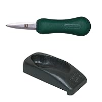 R. Murphy Duxbury Oyster Knife & Ramelson Oyster Holder - Makes shucking oysters at home safer and easier