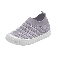 Girls Size 6 Shoes Summer and Autumn Girls Flying Woven Mesh Breathable Comfortable Flat Kids Tennis Shoes Size 13