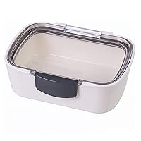 Prepworks Mini Deli ProKeeper Air Tight Silicone Sealed Food Storage Container with Clear Dry Erase Compatible Lid, 5.75 Inches Long