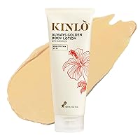 Kinlo Always Golden Body Lotion - SPF 30, 6 fl oz Fragrance-free Body Moisturizer with SPF REEF SAFE 100% Mineral Sunscreen for Body | Black Owned Skincare