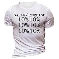Men's Graphic T-Shirts Tees Letter Print Short Sleeve T Shirts Summer Top Casual Tunic Black T Shirts for Men