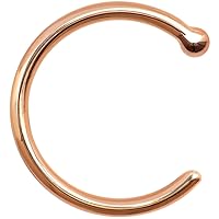 Body Candy Nose Hoops 14k Gold 18 Gauge 5/16 Nose Rings