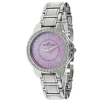 Anne Klein Women's 10-9661PMSV Classic Pink MOP Watch