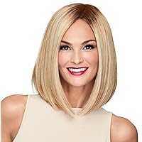 Raquel Welch Current Events Long Textured Bob Wig, Average Size Cap, SS16/21 Shaded Sand