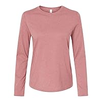 Bella Canvas Womens 4.2 Oz. Long-Sleeve Crew Neck Jersey T-Shirt (B6500)