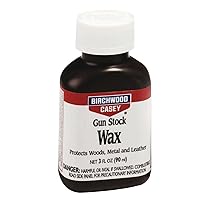 Birchwood Casey Easy-to-Use Gun Stock Wax for Gun Protection, Maintenance and Cleaning, 3 OZ Bottle