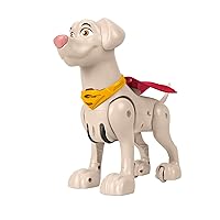dc comics Krypto Super Dog Figurine Krypto to The Rescue (35.5 cm), Transformable Toy with Sounds and Motorised Movement, Children's Toy, Ages 3 and Above, HJF35