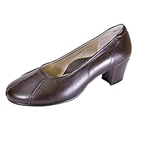 Kori Women's Wide Width Leather Comfort Dress Pumps