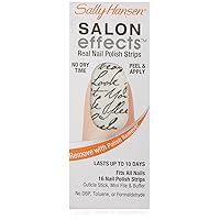 Sally Hansen Salon Effects Real Nail Polish Strips, Love Letter, 16 Count