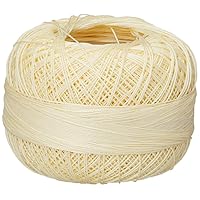 Lizbeth Size 80 HH80 Cotton Thread 184 yds 10 Grams, Golden Yellow Lt