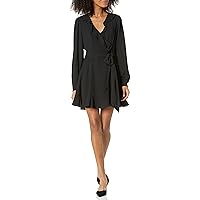 Parker Women's Cadance Ruffled Wrap Mini Dress