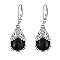 VONALA Teardrop Earrings Sterling Silver Filigree Irish Celtic Teardrop Drop Earrings Jewelry Gifts For Damen Girls