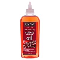 Cuccio Naturale Revitalizing Cuticle Oil - Hydrating Oil For Repaired Cuticles Overnight - Remedy For Damaged Skin And Thin Nails - Paraben Free, Cruelty-Free Formula - Pomegranate And Fig - 8 Oz