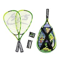 Speedminton Junior Set - Original Speed ​​Badminton/crossminton Children's Set Includes 2 Kids Rackets, 2 Fun Speeder and Bag. (SM01-SJR-10)