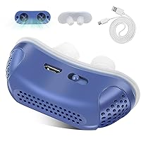 Anti Snoring Devices, Snoring Solution, Effective Snoring Prevention, Adjustable & Breathable, Snoring Solution for Men and Women, Suitable for All Nose Shapes. Blue - 08