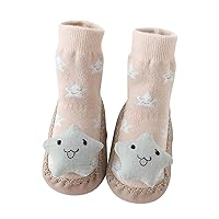 Cute Children Toddler Shoes Autumn and Winter Boys and Girls Floor Socks Shoes Flat Bottom Non Slip Girl Slip on Shoes