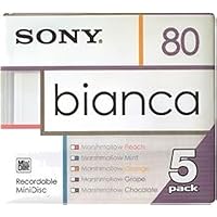 Sony Bianca 5-pack 80 Min. MiniDiscs