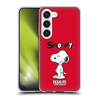 Head Case Designs Officially Licensed Peanuts Snoopy Characters Soft Gel Case Compatible with Samsung Galaxy S23 5G