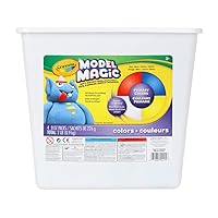 Model Magic (2lb Bucket), Modeling Clay Alternative, Primary Colors, Air Dry Clay for Kids, Classrooms Supplies, 3+