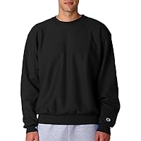 Champion Adult Reverse Weave Crew (Black) (M)