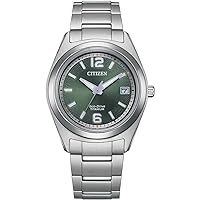Citizen Women's Analogue Eco-Drive Watch with Titanium Strap FE6151-82X