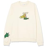 Lacoste Boys' Holiday Comic Print Organic Cotton Sweatshirt