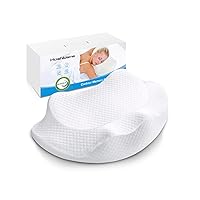 Hoshiyama Memory Foam Pillows: Neck Pillows for Pain Relief Sleeping - Adjustable Orthopedic Cervical Pillow for Neck Pain, Side Sleeper Pillow for Neck and Shoulder Pain, Back Support and Stomach