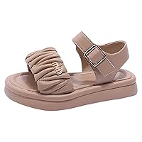 Girls Sandals Size 2 Children's Beach Shoes Anti Slip Soft Sole Children's Shoes KIDS Little Baby Girl Summer