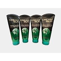 Cream Silk Triple Keratin Rescue Ultimate Hair Fall Defense Ultra Conditioner 170 ml (Pack of 4)
