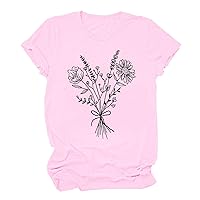 Black Long Sleeve Shirt Women Plus Size Compression Women Round Neck Short Sleeve Everyday Botanical Floral Ca