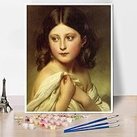 DIY Painting Kits for Adults A Young Girl Called Princess Charlotte Painting by Franz Xaver Winterhalter Arts Craft for Home Wall Decor