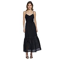Donna Morgan Sweetheart Neck Strappy Cocktail Women | Midi Summer Dress for Wedding Guest